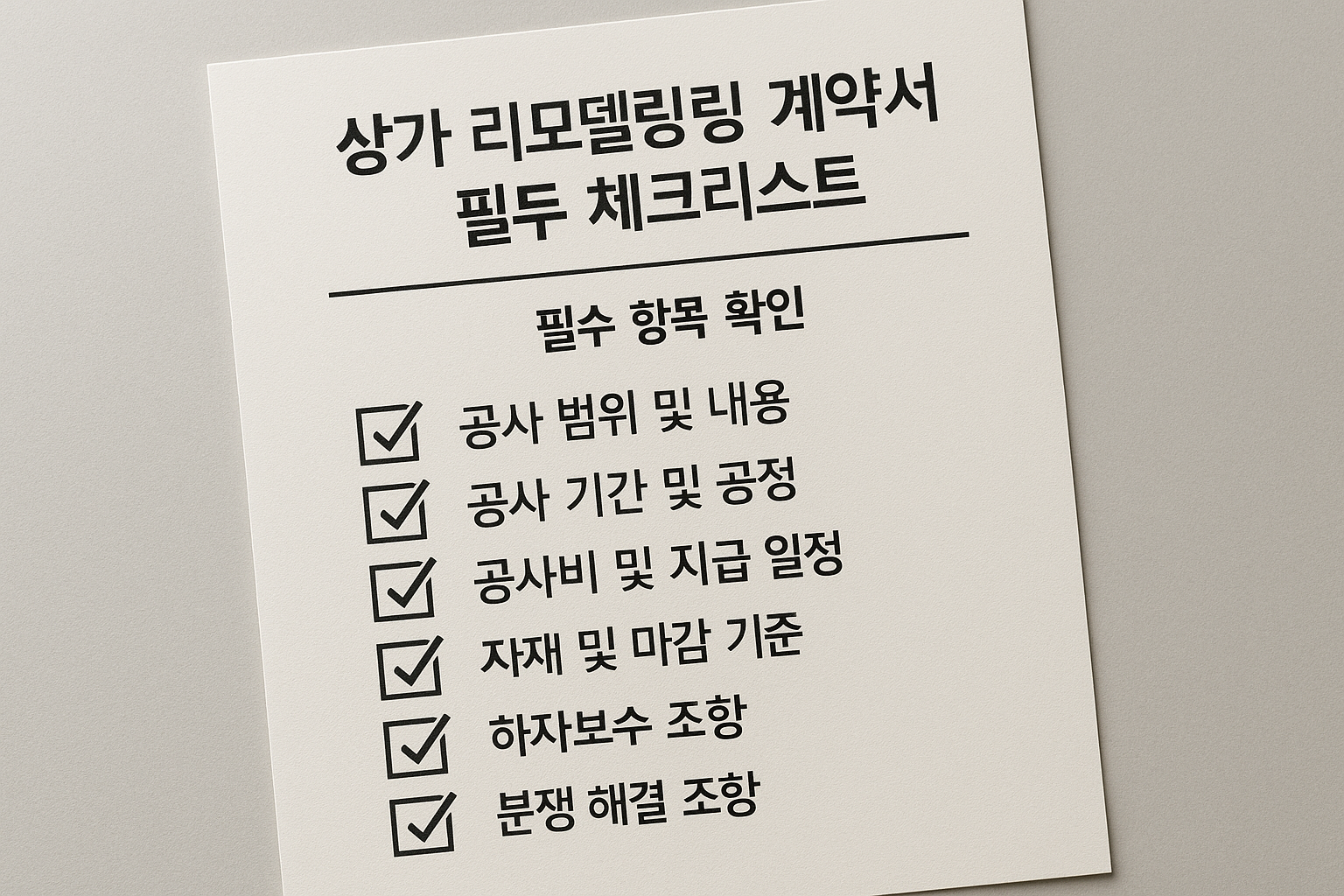 상가 리모델링 비용, 이렇게 절약하세요!