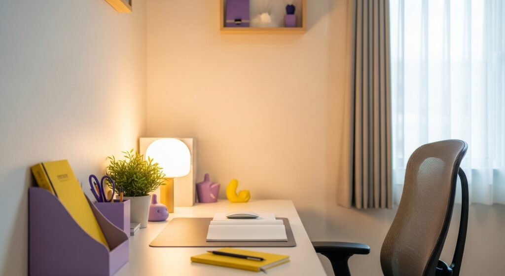 1인 기업을 위한 미니 사무실 인테리어, 책상 하나로 분위기 바꾸는 방법
