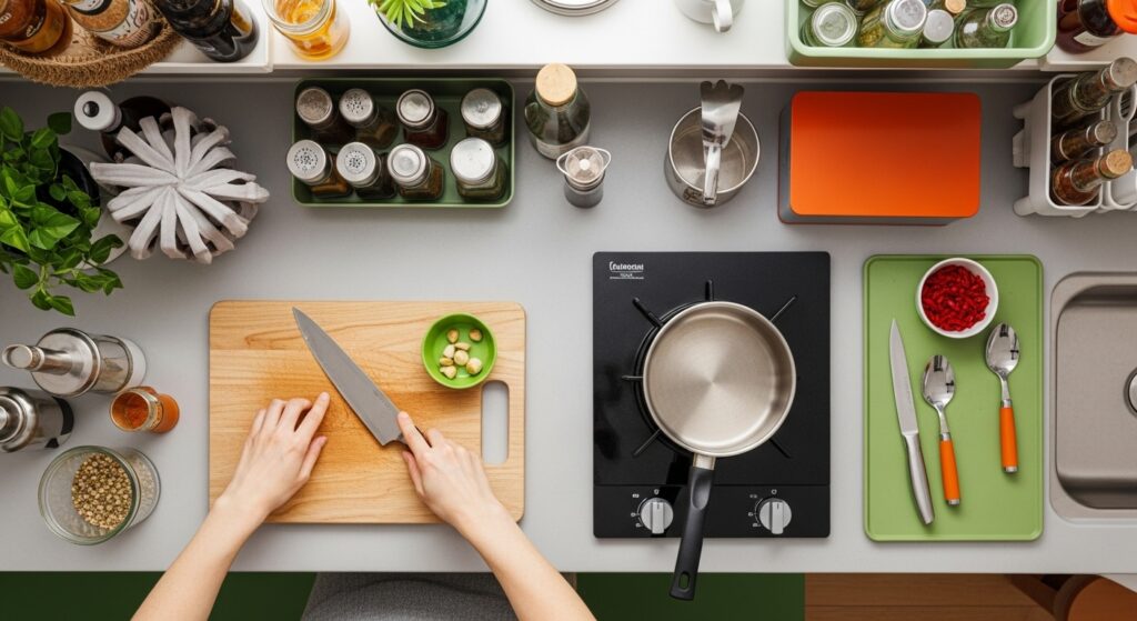 20평 미만 소형 아파트 주방 수납 효율 200% 높이는 비법